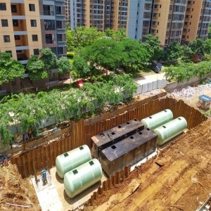 ?？诮鸬赜篮突▓@地塊-污水中水回用處理工程